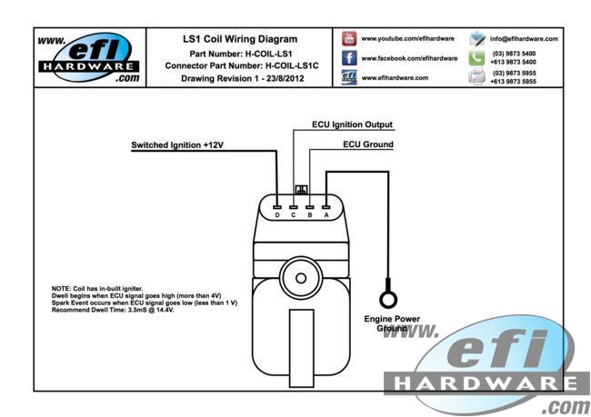 Ls1 Ignition Wiring Diagram GM LS1 Gen3 Coil with igniter built in