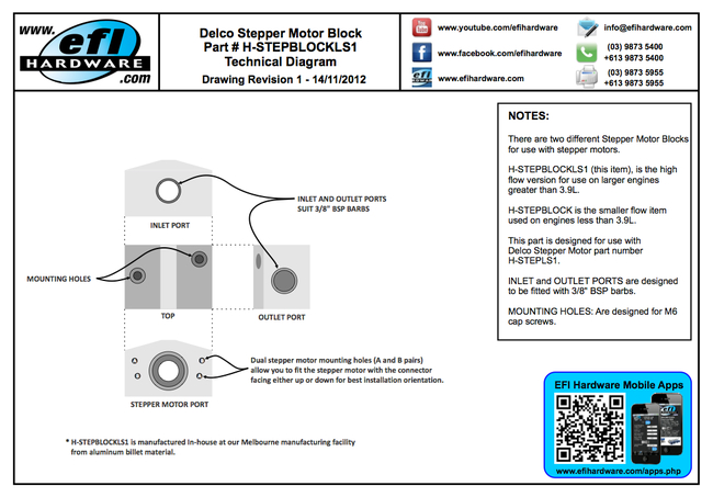 Delco Stepper Motor Block