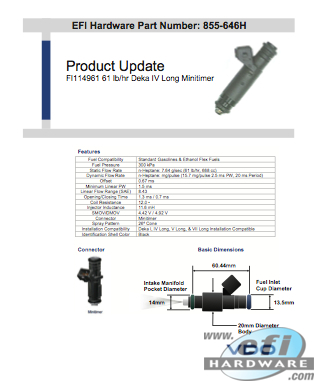 Siemens Injector Datasheet