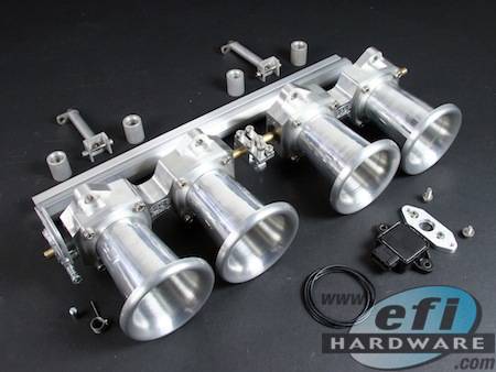 4 Cylinder DHLA Individual Throttle Body Throttle Block Kit