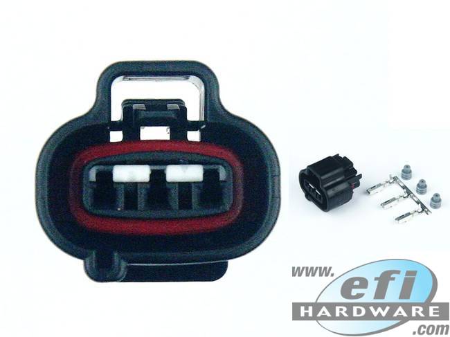 Idle Control Valve compatible with 97-98 Toyota T100 Blade type 3-prong male terminal 2 ports 3 hose connectors 