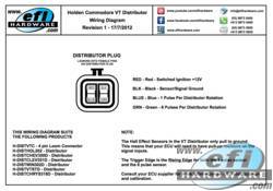 Altern8 Distributor For Holden VR VS Commodore 304 5L V8 - Black Plug, DIS-008A